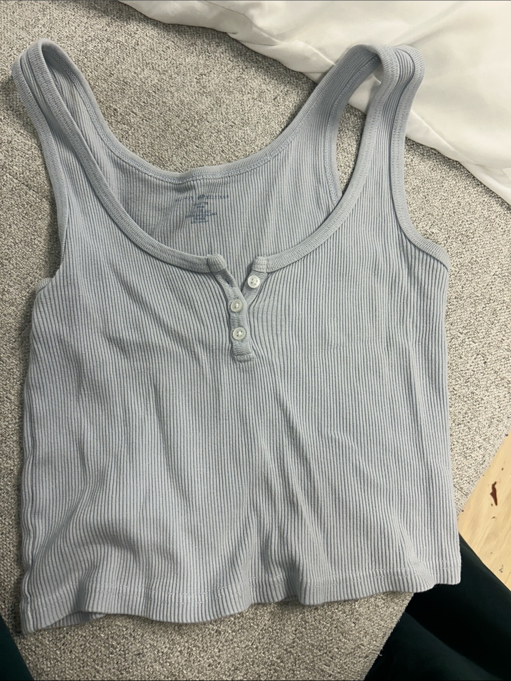 brandy melville tank top light blue